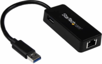 Startech USB31000SPTB USB-A - Gigabit Ethernet adapter - Fekete