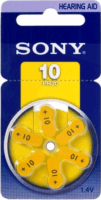 Sony PR70 10 hallókészülék elem (6db/csomag)