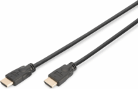 Digitus DK-330123-050-S HDMI apa - HDMI apa Nagy sebességű kábel Ethernettel 5m Fekete