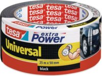 Tesa Extra Power 50mm x 25m Szövetszalag - Fekete