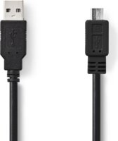 Nedis CCGT60500BK20 USB-A - Micro USB (apa - apa) kábel 2m - Fekete