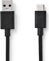 Nedis 5412810275267 USB-A - USB-C (apa - apa) kábel 1m - Fekete