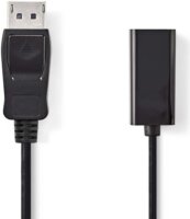 Nedis CCGP37150BK02 DisplayPort apa - HDMI anya 0.2m - Fekete