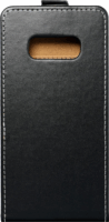 Flip tok szilikon belsővel Samsung G970 Galaxy S10 Lite - Fekete