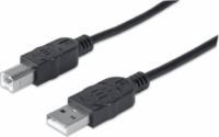 Manhattan USB 2.0 A-B nyomtató kábel 1m - Fekete