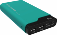 Realpower PB-15000C Type-C Power Bank 15000mAh Zöld