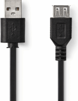Nedis USB 2.0 hosszabbító kábel 3m - Fekete