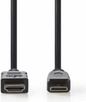 Nedis CVGP34500BK30 HDMI apa - MiniHDMI apa Nagy sebességű kábel Ethernet átvitellel 3m Fekete