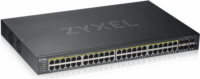 ZyXEL GS1920-48HPv2 48port POE Gigabit Smart Switch Fekete