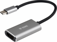 Yenkee YTC 012 USB-C apa - HDMI apa Adapter - Szürke/Fekete