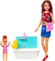 Mattel Barbie Skipper: barna hajú Barbie vörös hajú kislánnyal