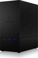 IcyBox IB-RD3621U3 2x 3.5" USB 3.0 Külső HDD ház - Fekete