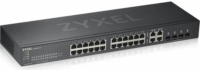 Zyxel GS192024HPV2-EU0101F Smart Gigabit Switch Fekete + STANDALONE VAGY NEBULAFLEX