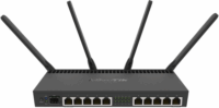 MikroTik RB4011IGS+5HACQ2HND-IN 10 x Gigabit Router Fekete