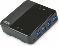 Aten US434-AT USB 3.0 HUB (4 port) Fekete