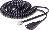 Jabra QD to RJ10, coiled, 0,5 - 2 meters, standard compatibility