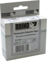 DYMO Rhino poli Feliratozógép szalag 9mm fémes