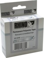 DYMO címke Rhino poli 9mm fémes