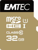 Emtec microSDHC Class 10 Gold+ 32GB memóriakártya