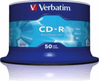 Verbatim CD-R DataLife CD lemez Hengerdoboz 50 db