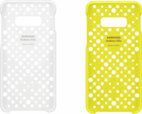 Samsung EF-XG970 Galaxy S10e gyári Pattern Cover Twin Pack - Fehér és Sárga