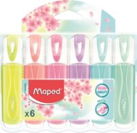 Maped Fluo Peps Quality 1-5mm Szövegkiemelő készlet - 6 különböző pasztell szín