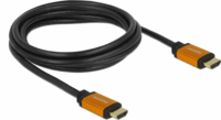 Delock 85729 Ultra nagy sebességű HDMI kábel V2.1 8K 60 HZ (apa - apa) 2m Fekete