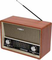 Somogyi RRT 4B Retró asztali rádió és multimédia lejátszó - Barna