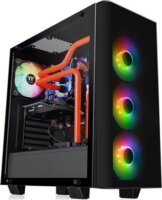 Thermaltake View 21 TG RGB Plus Edition Számítógépház - Fekete