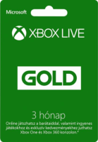 Microsoft Xbox Live 3 hónapos Gold Card Előfizetés