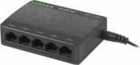 Lanberg DSP1-1005 Gigabit Switch - Fekete