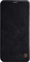 Nillkin Qin Huawei Mate 20 Lite Oldalra Nyíló Flip Bőrtok - Fekete