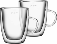 Lamart LT9008 Vaso 420ml Teás Dupla Falú Üveg Pohár Szett 2 Darabos