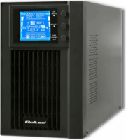 Qoltec 53042 1kVA/800W Vonalinteraktív Smart-UPS - Fekete