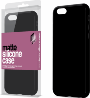 Xprotector Matte Apple iPhone 5 / 5S / SE Ultra Vékony Matt Szilikon Hátlap Tok - Fekete