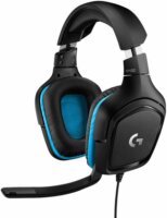 Logitech G432 7.1 Surround Gaming Headset Fekete/Kék