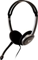 V7 HA212-2EP Headset Fekete
