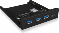 Raidsonic IcyBox IB-HUB1418-I3 USB Type-C HUB (3+1 port) Fekete