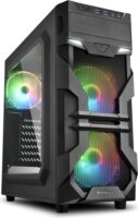 Sharkoon VG7-W RGB Számítógépház - Fekete