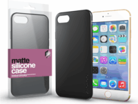 Xprotector Matte Apple iPhone 7 / 8 Ultra Vékony Matt Szilikon Hátlap Tok - Fekete