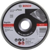 Bosch 2608603255 Inox 125 mm Darabolótárcsa egyenes
