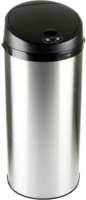 30 literes szenzoros rozsdamentes acél szemetes kör alakú - Ezüst-fekete
