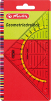 Herlitz Műanyag Geometriai háromszög vonalzó - 16 cm
