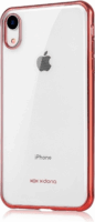 X-Doria Apple iPhone Xs/X Védőtok - Átlátszó/Piros