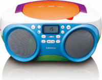 Lenco SCD-41 Hordozható gyermek Boombox rádió / MP3 lejátszó / CD lejátszó