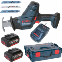 Bosch GSA 18V-LI C Professional Akkumulátoros orrfűrész szerszámkofferban (akkuval és töltővel)