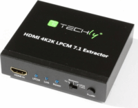 Techly 7.1 LPCM HDMI 4K UHD 3D átalakító