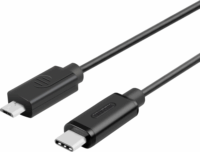 Unitek USB-C apa - MicroUSB apa Adat- és töltőkábel 1m - Fekete