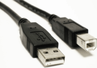 Akyga USB-A - USB-B Összekötő kábel 1.8m - Fekete
