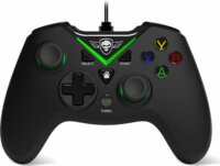 Spirit of Gamer PGX WIRED Vezetékes controller - Fekete/Zöld